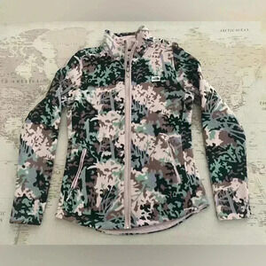 THE NORTH FACE PRINTED CRESCENT FULL-ZIP FLEECE Jacket Size Small